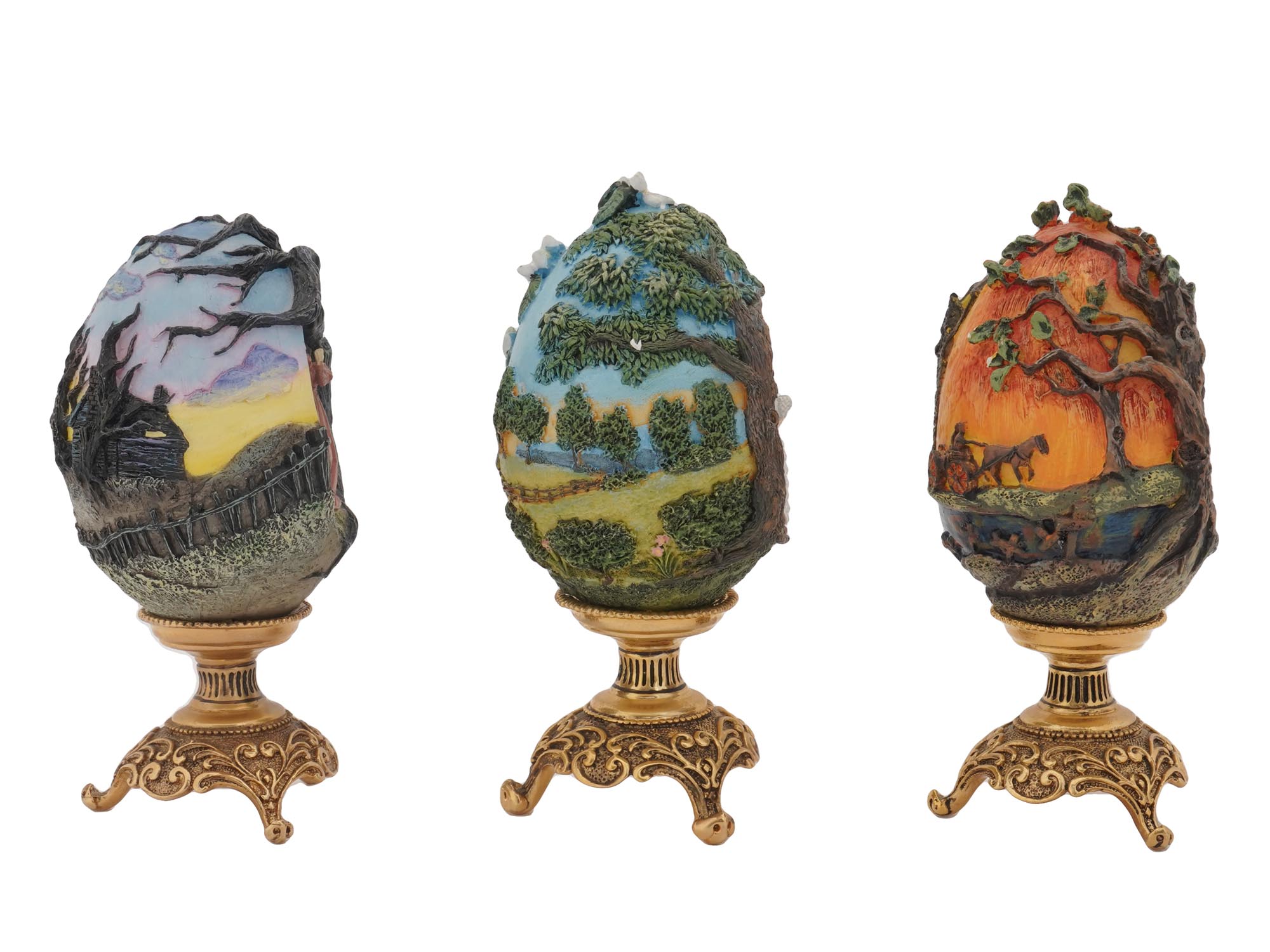 FRANKLIN MINT GONE WITH THE WIND EGG SCULPTURES PIC-6